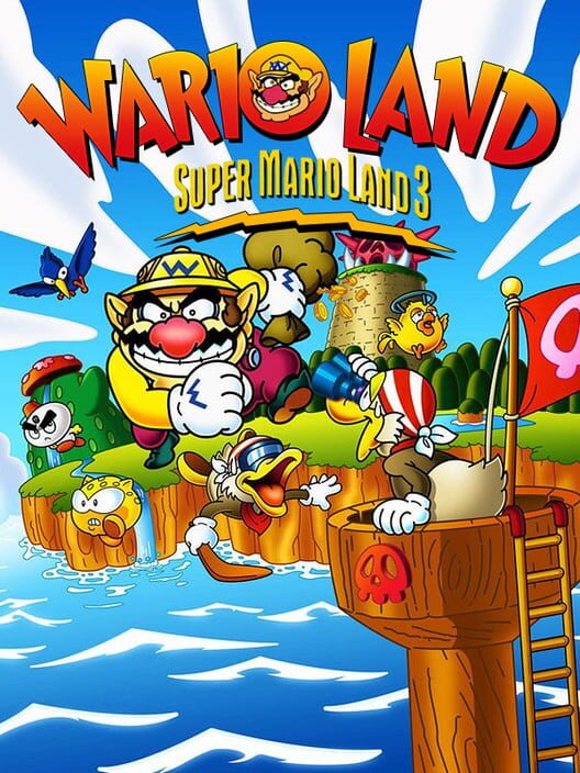 Wario Land: Super Mario Land 3 — Game Boy 1996 — NTSC-U