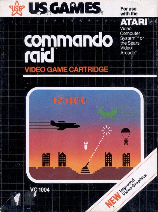 Commando Raid — 2600 1982 — NTSC-U