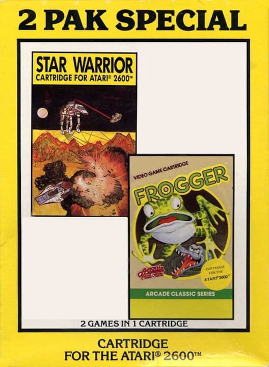 2 Pak Special: Star Warrior/Frogger — 2600 null — NTSC-U