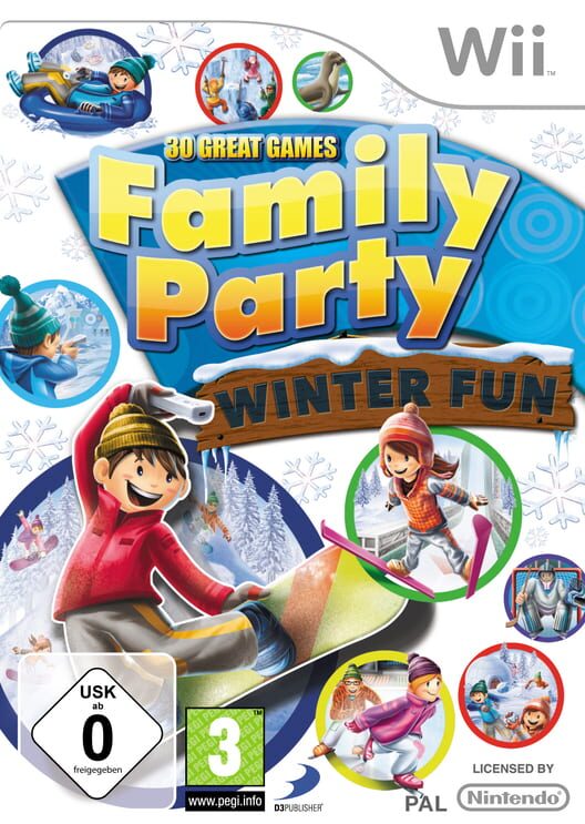 Family Party: 30 Great Games Winter Fun — Wii 2010 — NTSC-U