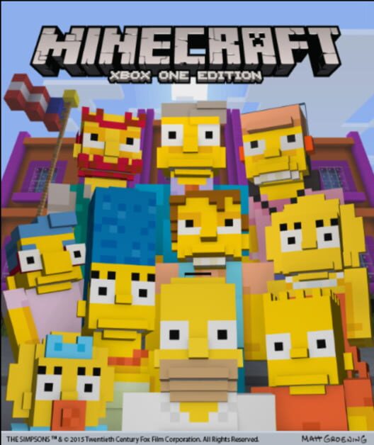 Minecraft: The Simpsons Skin Pack — Xbox One 2015 — NTSC-U