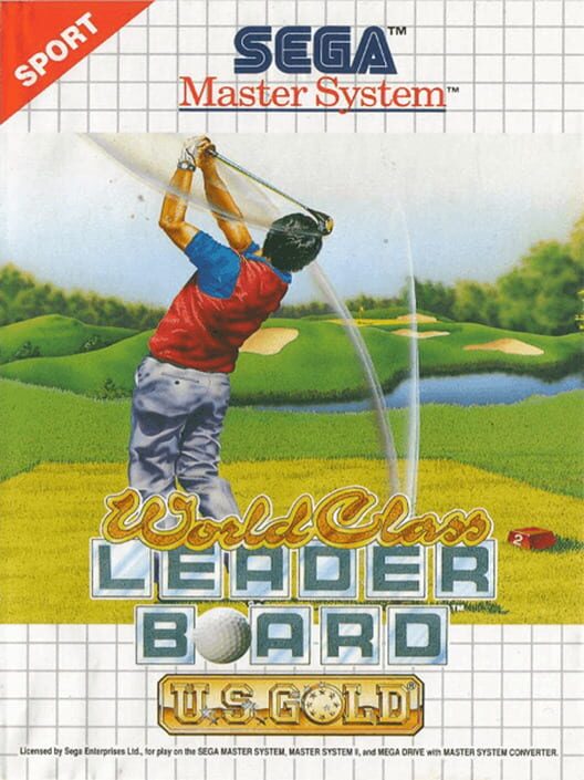 World Class Leaderboard Golf — Master System 1991 — NTSC-U