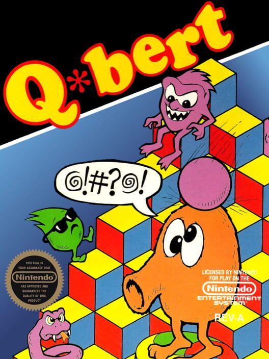 Q*Bert — NES 1989 — NTSC-U