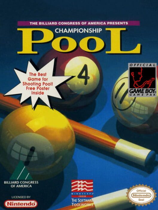 Championship Pool — Game Boy 1993 — NTSC-U