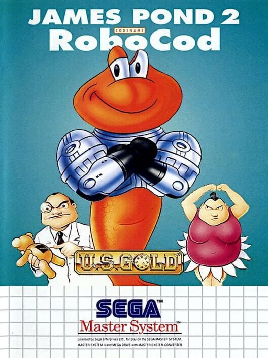 James Pond 2: Codename: RoboCod — Master System 1993 — NTSC-U