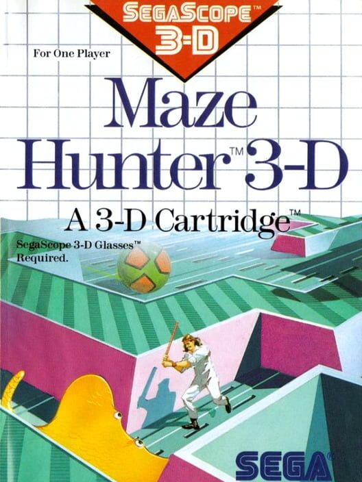 Maze Hunter 3-D — Master System 1989 — NTSC-U