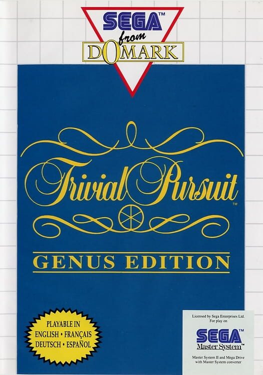 Trivial Pursuit: Genus Edition — Master System 1992 — NTSC-U
