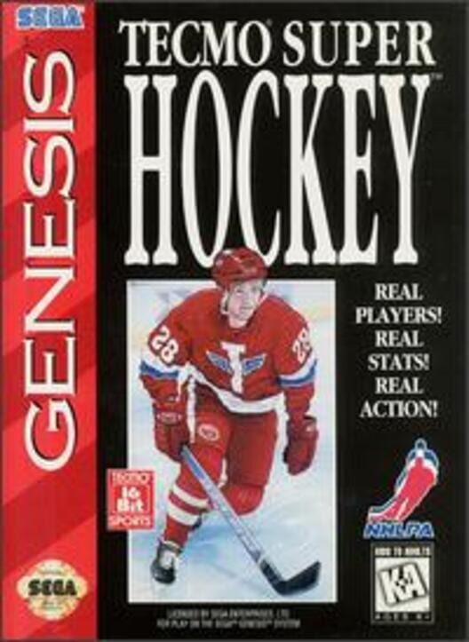 Tecmo Super Hockey — Genesis 1994 — NTSC-U