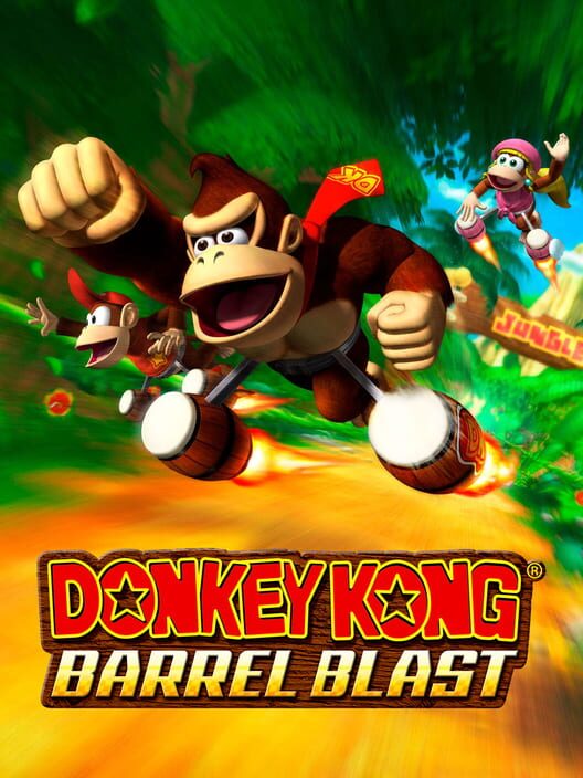 Donkey Kong Barrel Blast — Wii 2008 — NTSC-U