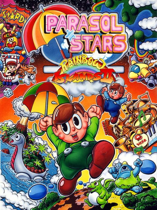 Parasol Stars: Rainbow Islands II — NES 1992 — NTSC-U