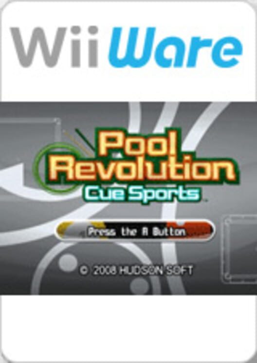 Cue Sports: Pool Revolution — Wii 2008 — NTSC-U