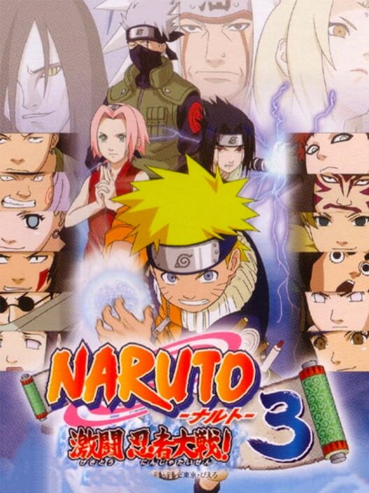 Naruto: Gekitou Ninja Taisen! 3 — GameCube 2004 — NTSC-U