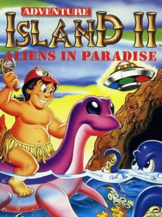 Adventure Island II: Aliens in Paradise — Game Boy 1993 — NTSC-U