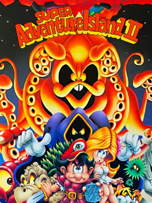 Super Adventure Island II — SNES 1995 — NTSC-U